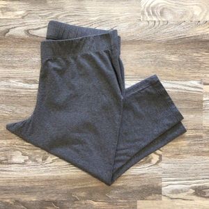 Lane Bryant Gray Pull On High Rise Athleisure Capri 18/20